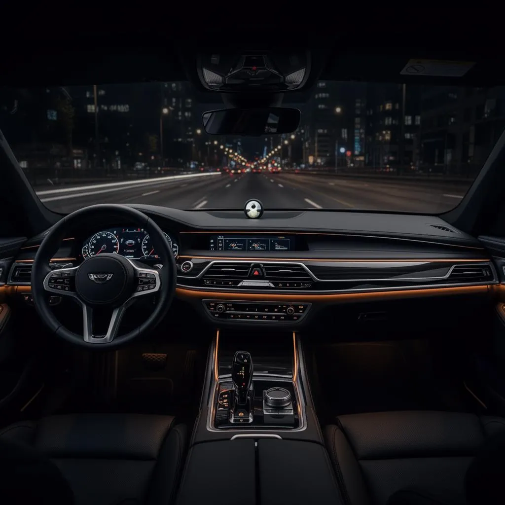 Premium car interior
